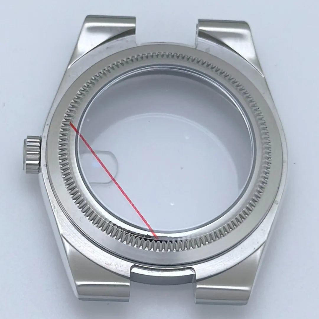 39.5mm Watch Case + Bands Set Land Dweller with Sapphire Glass for NH35 NH36