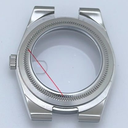 39.5mm Watch Case + Bands Set Land Dweller with Sapphire Glass for NH35 NH36