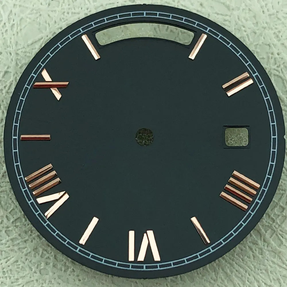 Modified 31mm Calendar Roman Numeral Multicolor Watch Dial For 8285 Movement