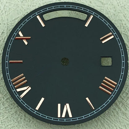 Modified 31mm Calendar Roman Numeral Multicolor Watch Dial For 8285 Movement