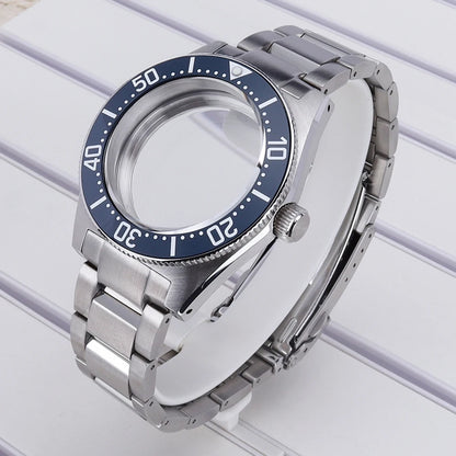 40mm Steel Watch Case Sapphire For NH35 NH36 NH34 4R36 Mod SPB143J1/SPB253J1