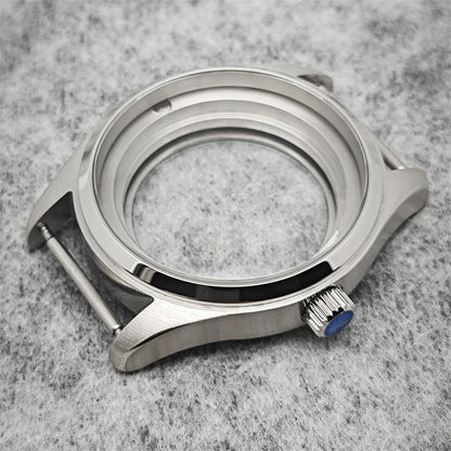 40mm 316L Stainless Steel Sapphire Crystal Watch Case for NH35 NH36 Movement