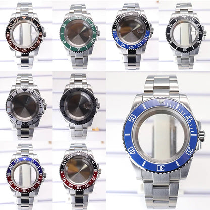 40mm Watch Cases Sapphire For Nh35 Nh36 Nh34/38 Nh70 Miyota 8215 Eta 2824 PT5000