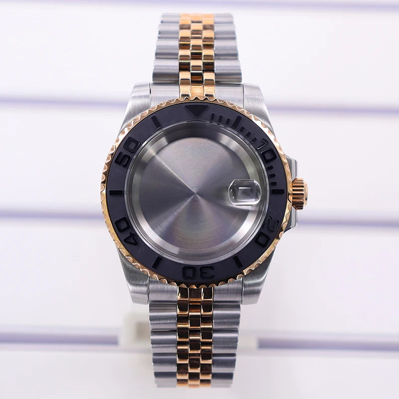40mm Diver Watch Case For 4R NH35/36 NH38 NH70 Miyota8215 Eta2824 Sapphire Glass