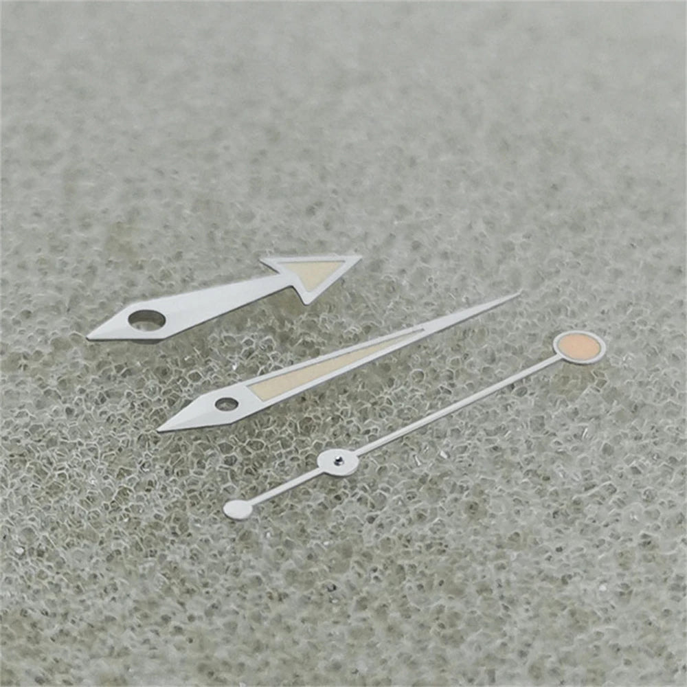 Modified Watch Hands Set with Green Luminous for NH34 NH35 NH36 4R 7S Movement