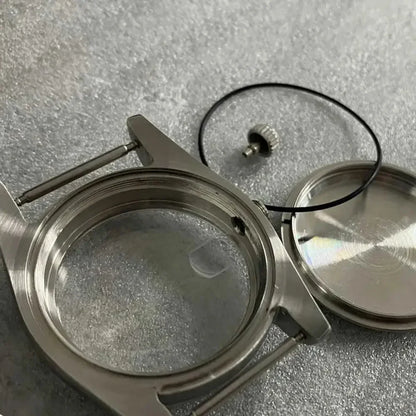 36mm Watch Case Set Sapphire Glass with Calendar Window for NH35/NH36/4R