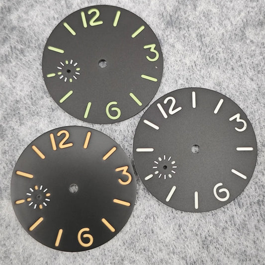Personalized 36mm Watch Dial Green Luminous for ETA6497/ Seagull ST36 Movement