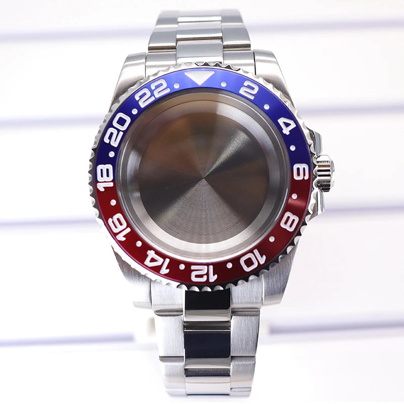 40mm Watch Cases Sapphire For Nh35 Nh36 Nh34/38 Nh70 Miyota 8215 Eta 2824 PT5000