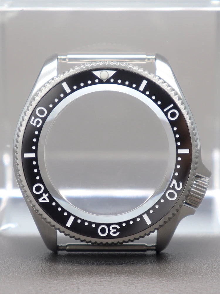 38mm Watch Case Mod Sapphire For Skx013 NH35/36 4R36 Multicolor Ceramic Bezel
