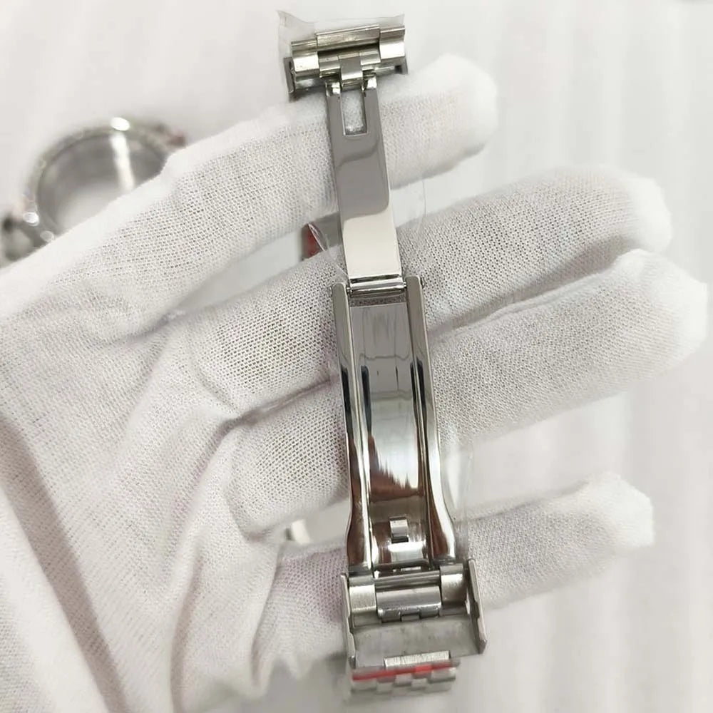 39/36mm Watch Case Set Sapphire Glass Transparent Back Cover for NH35 NH36 4R 7S