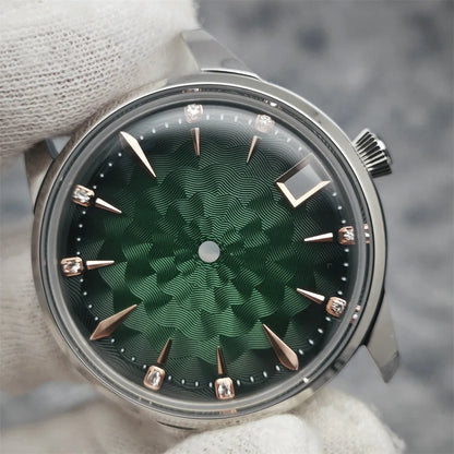 33mm Bubble Crystal Women's Cocktail Steel Watch Case for NH35/NH36/4R35A/4R36A