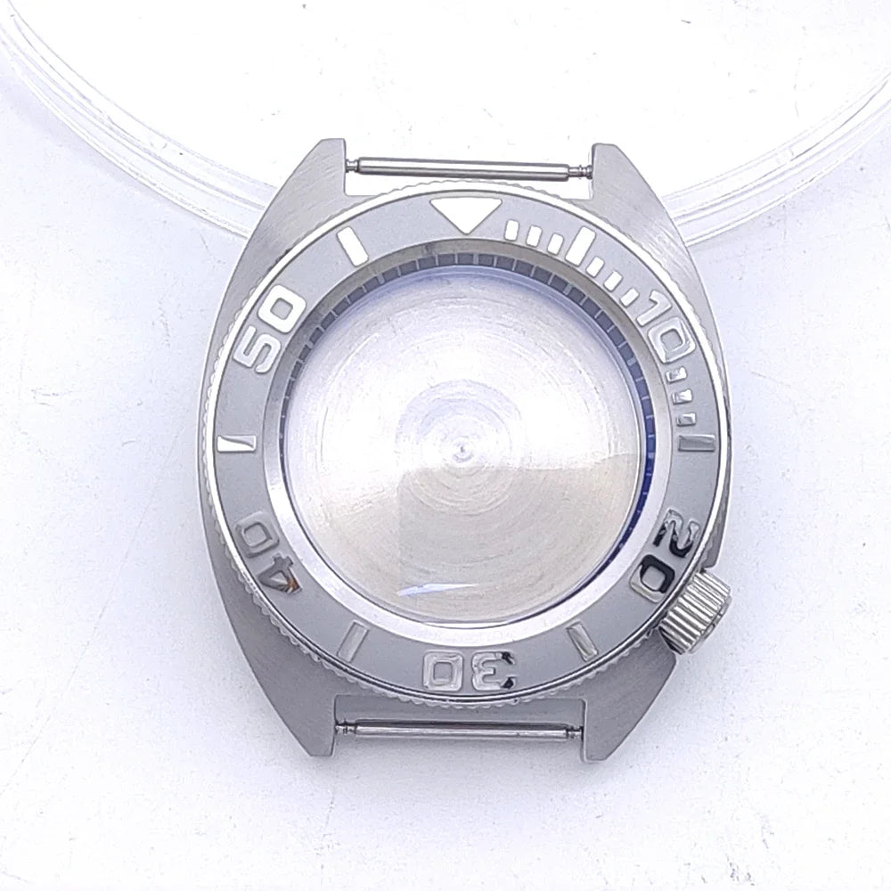 40mm Watch Case with Ceramic Bezel Shadow Ring Sapphire Crystal for NH35/NH36/4R
