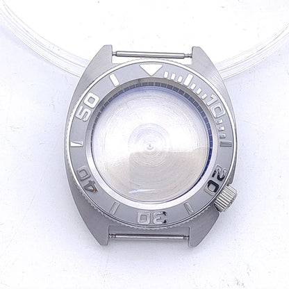 40mm Watch Case with Ceramic Bezel Shadow Ring Sapphire Crystal for NH35/NH36/4R