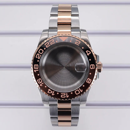 40mm Cases For NH35 NH34 NH36 NH38 NH70 Miyota8215 Eta2824 Unidirectional Bezel
