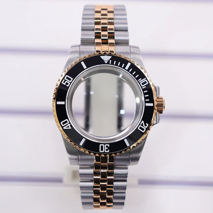 40mm Cases For NH35 NH34 NH36 NH38 NH70 Miyota8215 Eta2824 Unidirectional Bezel