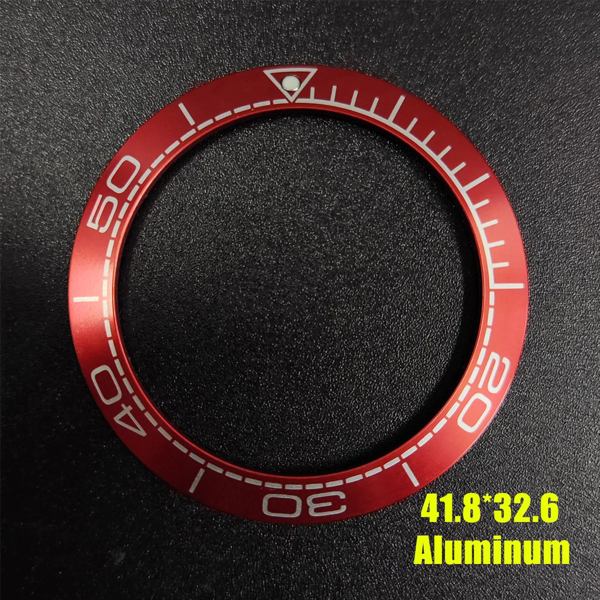 Sloping 41.5*32.8mm Ceramic Bezel GMT and Diving Watch Insert For Mens Watch Replace Watch Face Watch Bezel Inserts Accessories