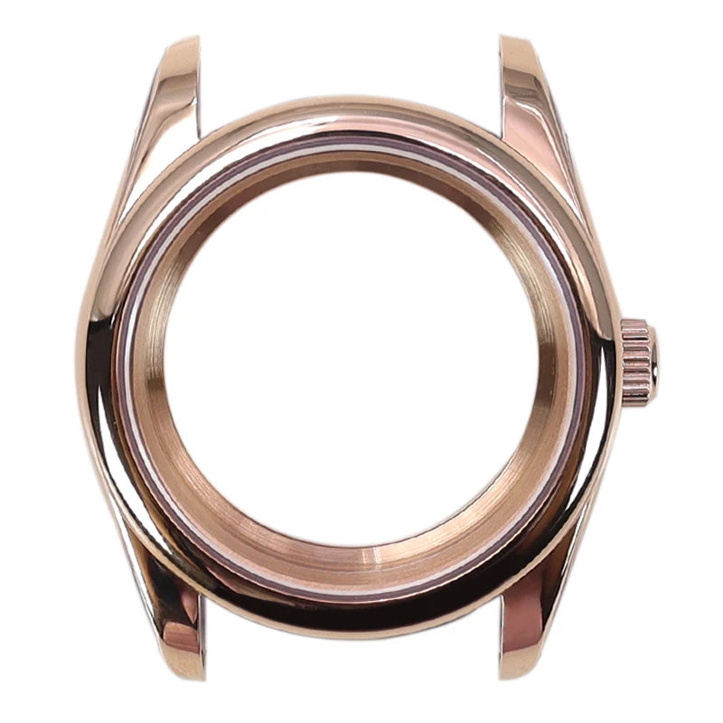 36/39mm Watch Case For NH35/36 NH38 NH70 Miyota 8215 Cases Sapphire Glass Oyster