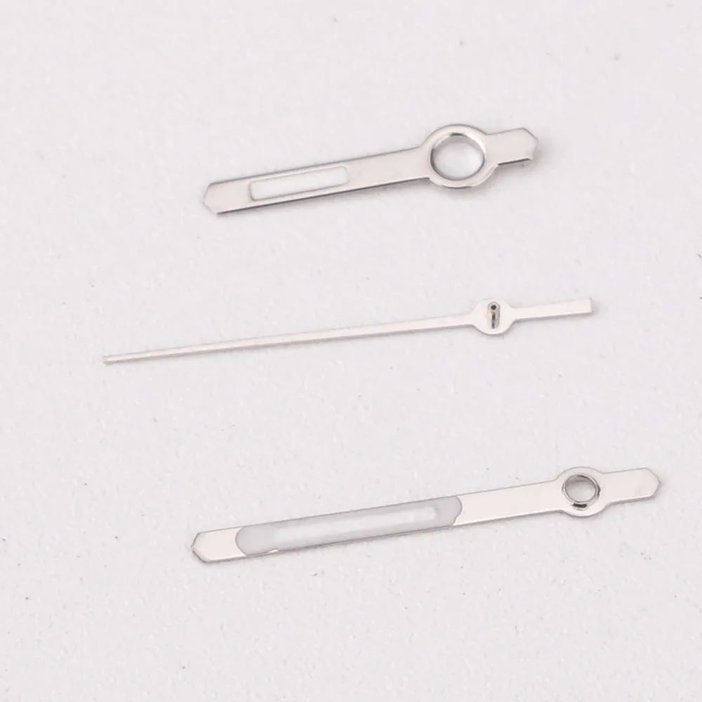 Simple Watch Hands With Green Luminous for NH35/NH36/4R/7S Movement