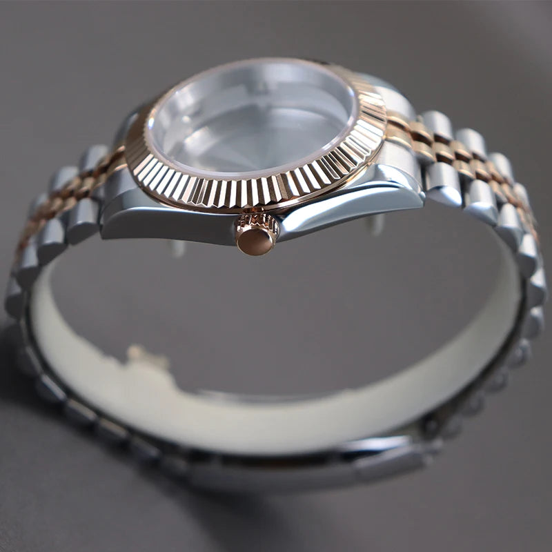 36/39mm Stainless Steel Watch Case for Nh34/35/36/38 Miyota 8215 Oyster Datejust