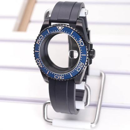 40mm Watch Case Sapphire For SUB NH35 NH36 NH34 GMT NH38 GMT Miyota 8215 Eta2824