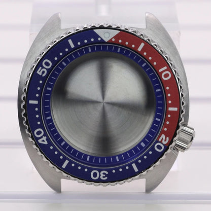 45mm Men's Watch Case With Chapter Ring For Mod Abalone NH35 NH36 NH34/38 4R36