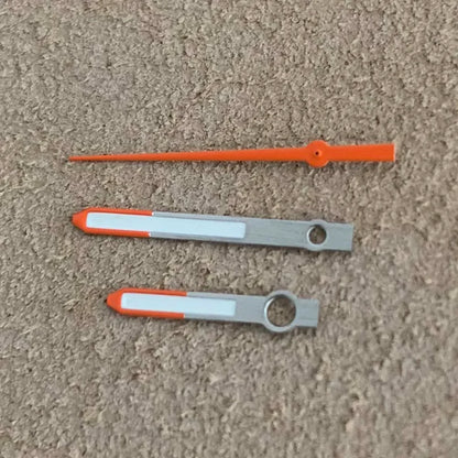 Green Luminous Modified Orange Second Hand Watch Hands Set for NH34 NH35 NH36