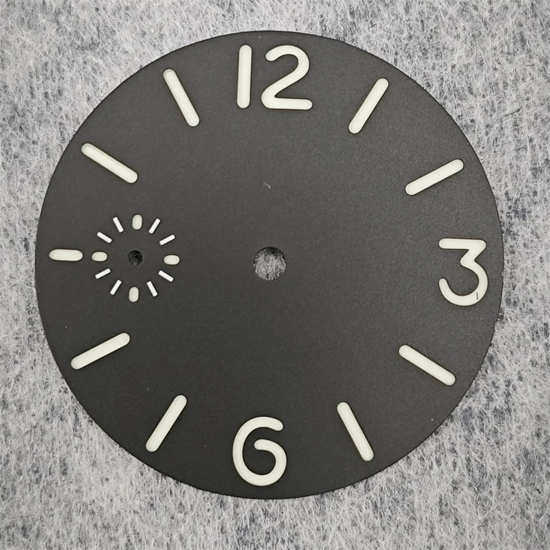 Personalized 36mm Watch Dial Green Luminous for ETA6497/ Seagull ST36 Movement