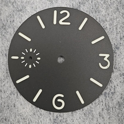 Personalized 36mm Watch Dial Green Luminous for ETA6497/ Seagull ST36 Movement