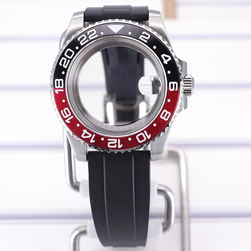 40mm Watch Case For 4R NH35 NH36 NH34/38 NH70 8215 Eta2824 PT5000 Sapphire Glass