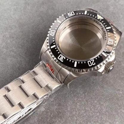 43mm Watch Case with Sapphire Fit DEEP Sea Homage for NH34/35/36 ETA 2824 2836