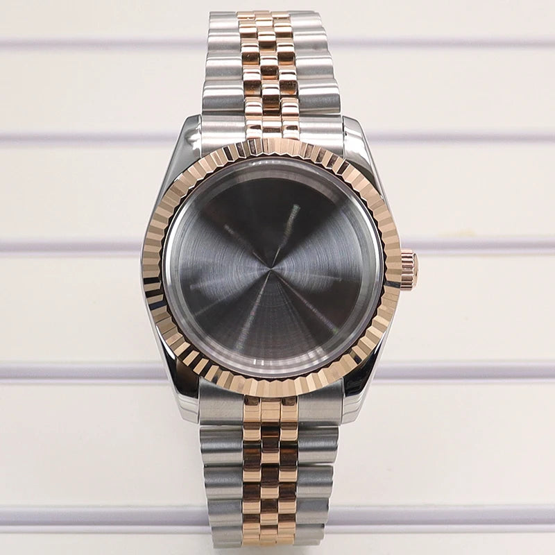 36/39mm Watch Cases Set Sapphire Glass For NH35 NH36 NH34 NH70 8215 Datejust