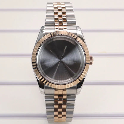 36/39mm Watch Cases Set Sapphire Glass For NH35 NH36 NH34 NH70 8215 Datejust