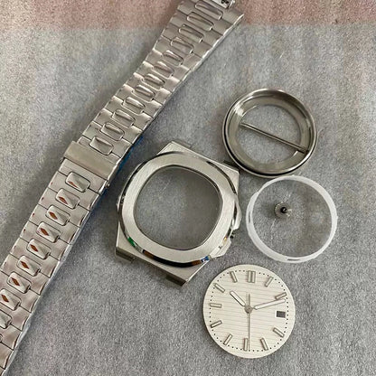 41mm Watch Case+Strap+Dial Metal lining Material Waterproof Fit NH35/NH36