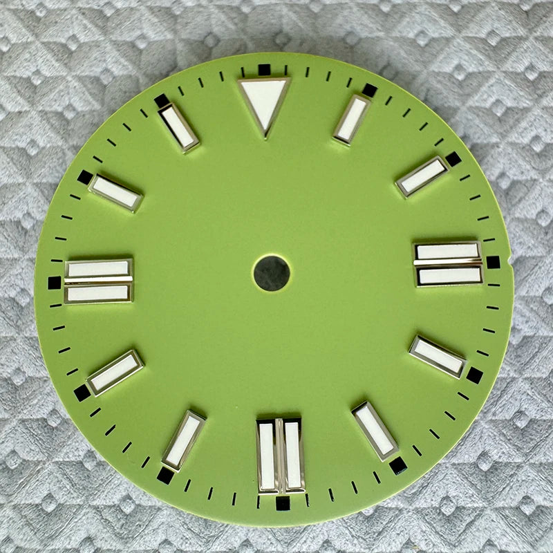 28.5mm No Logo Multicolor Face with Luminous Watch Dial for NH35/NH36/4R/8215