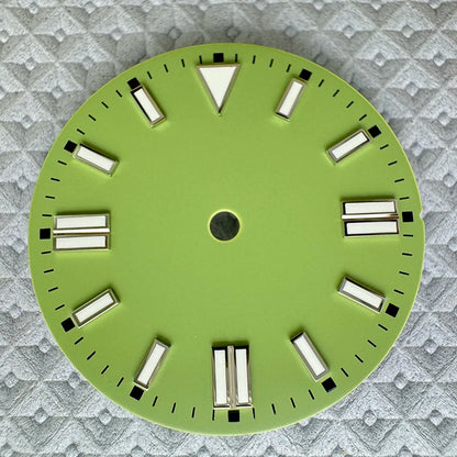 28.5mm No Logo Multicolor Face with Luminous Watch Dial for NH35/NH36/4R/8215