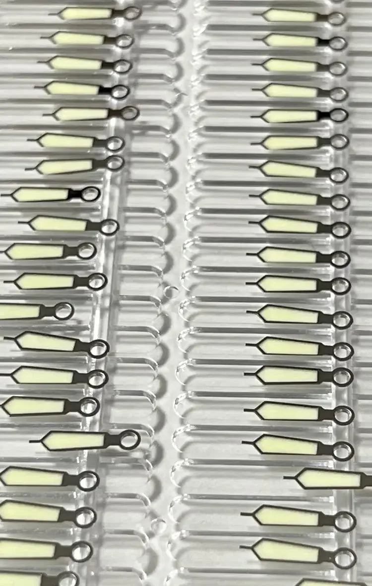 Silver Trim Super C3 Green Luminous Watche Hands for NH35/NH36/SBBN SKX007