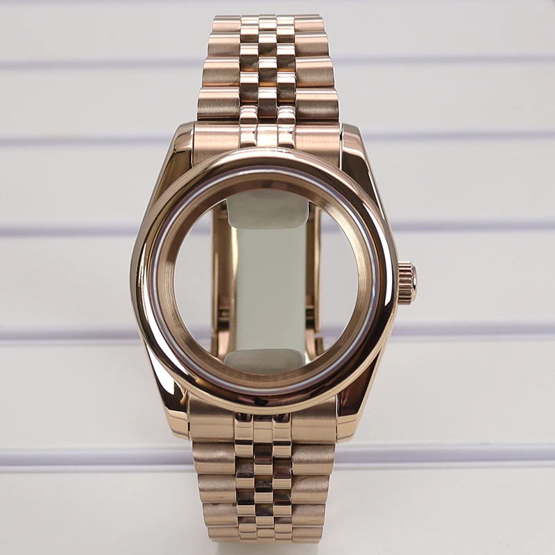 36/39mm Watch Cases Sapphire Glass For NH34 NH35 NH36 Miyota 8215 Oyster