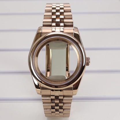 36/39mm Watch Cases Sapphire Glass For NH34 NH35 NH36 Miyota 8215 Oyster