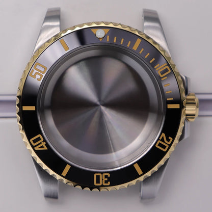 40mm Steel Watch Case For Nh35 Nh34 Nh36 Eta2824 Miyota8215 28.5mm Dial Deepsea