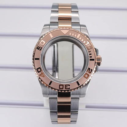 40mm Cases For NH35 NH34 NH36 NH38 NH70 Miyota8215 Eta2824 Unidirectional Bezel