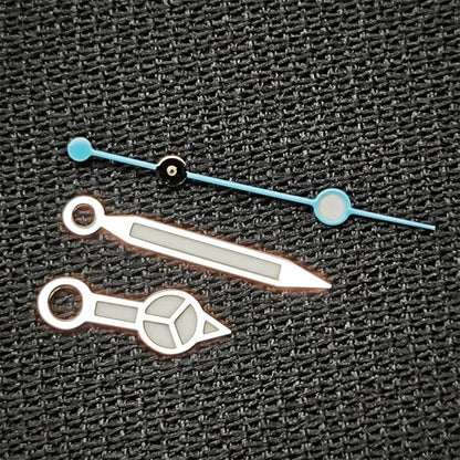 Watch Hands Blue/ Green Second Hand Blue Luminous for 2813 3804 Miyota 8205 8215