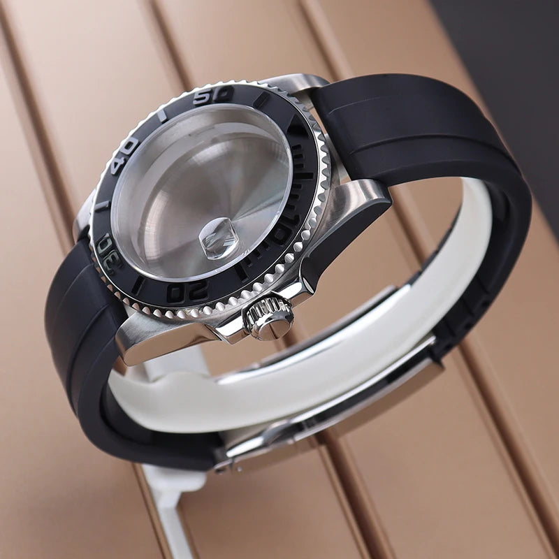 40mm Men's Watch Cases For NH34 NH35 NH36 NH38 Miyota 8215 ETA2824 YACHT-MASTER