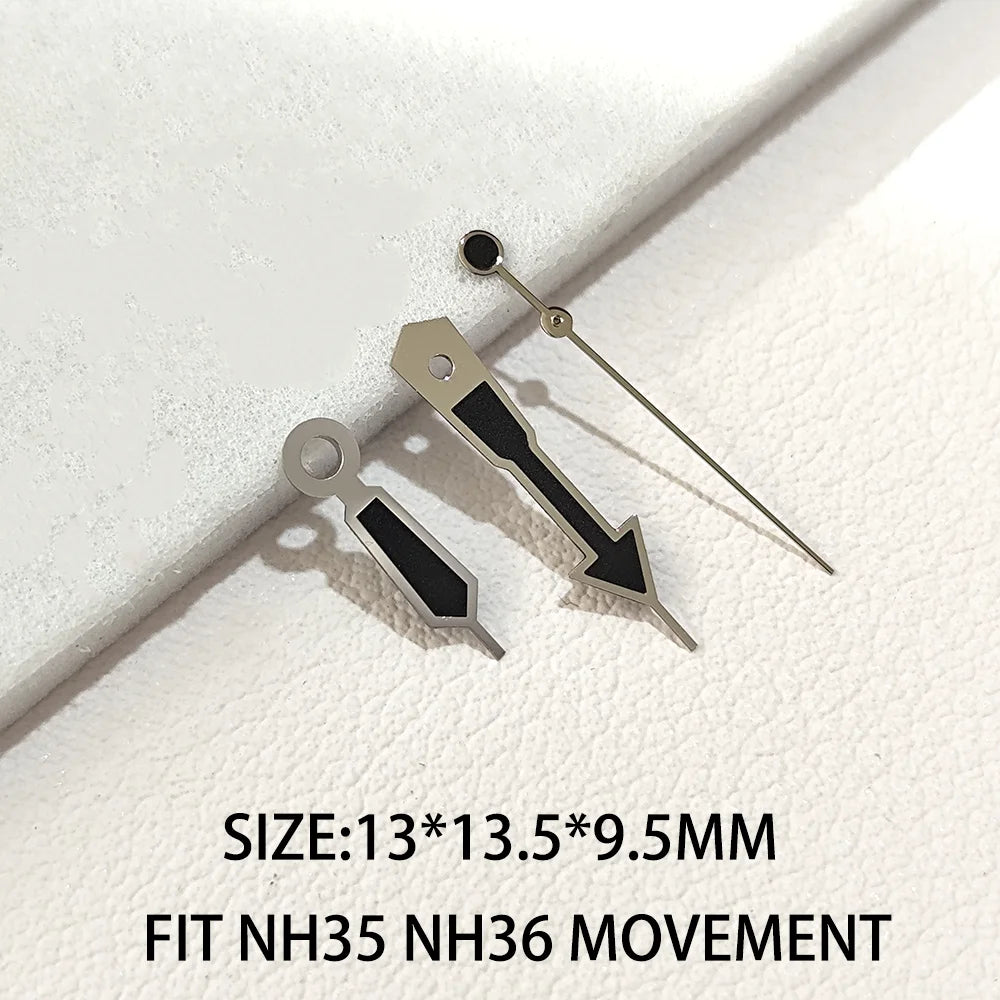 Watch Hands Pointers Green Super Luminous Suitable for NH 35 NH 36 Movement