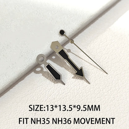 Watch Hands Pointers Green Super Luminous Suitable for NH 35 NH 36 Movement