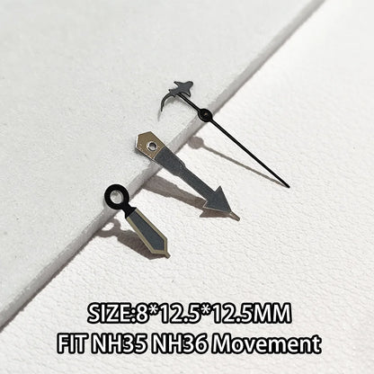 Watch Hands Luminous Suitable For NH35 NH36 Movement Personalized Second Hand