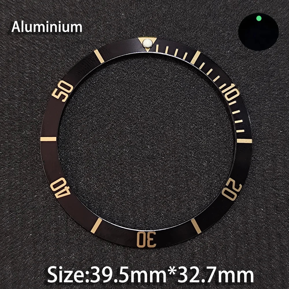 41mm For 8215 Watch Stainless Steel Case For 39.5mm Bezel Sapphire Glass Cases