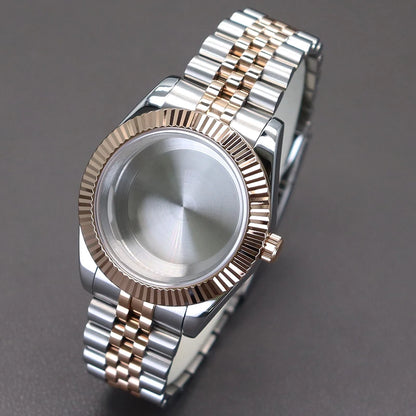 36/39mm Stainless Steel Watch Case for Nh34/35/36/38 Miyota 8215 Oyster Datejust