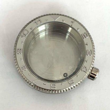 42MM Watch Case Steel Cylinder Case with Sapphire Crystal for NH35/NH36/4R/7S
