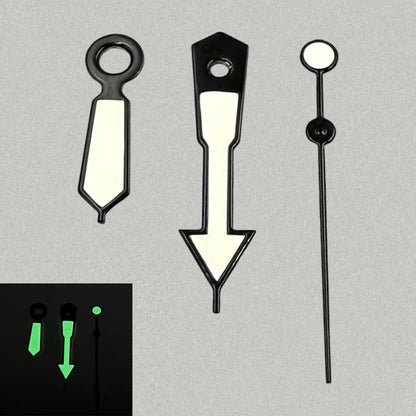 Modified Arrow Green Luminous Watch Hands Pointers for NH35/NH36/4R/7S Movement