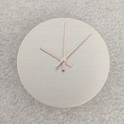Solid Color No Date Vertical Striped Texture Watch dial with Hands for NH35/36